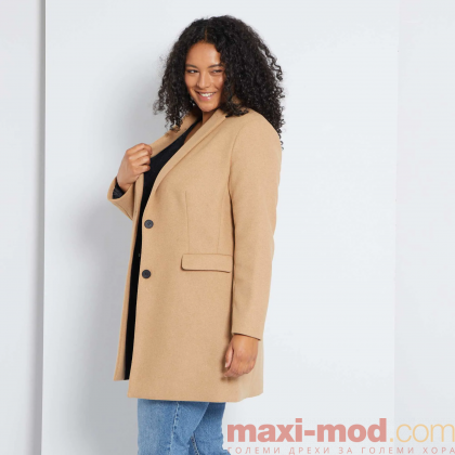 Макси размер дамско палто