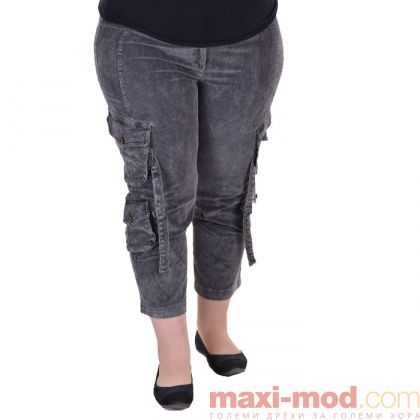Дамски джинсов панталон макси размер