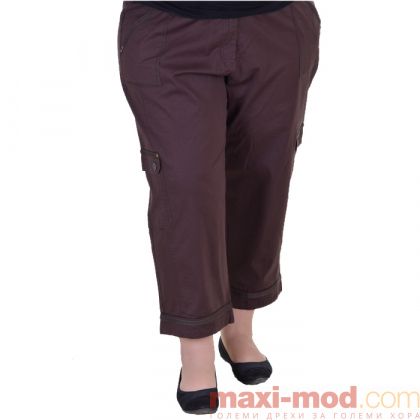 Голям размер дамски летен панталон