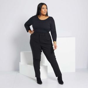 Черен дамски панталон макси размер