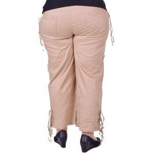 Голям размер дамски панталони 7/8 дължина