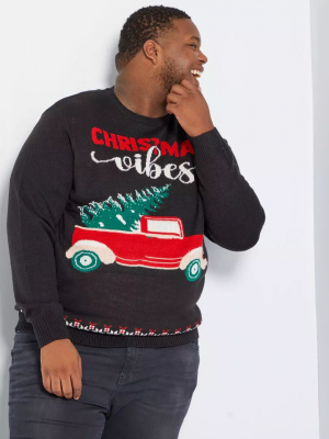 Коледен пуловер макси размер