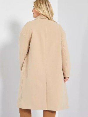 Макис размер палто с двуредно закопчаване
