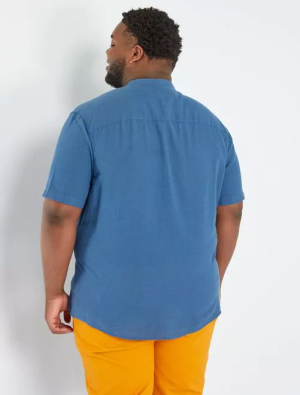 Ленена риза (мандарин яка) голям размер
