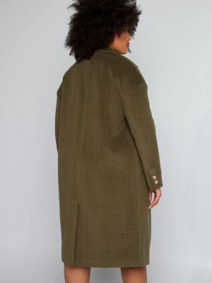 Голям размер дамско палто