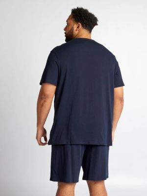 Голям размер мъжка пижама  от 2 части