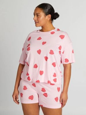 Голям размер дамска пижама от 2 части
