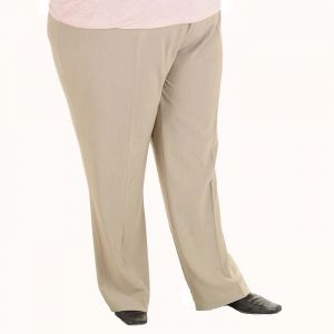Дамски панталон с еластичен колан макси номер