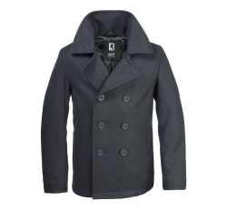 Мъжко вълнено палто голям размер