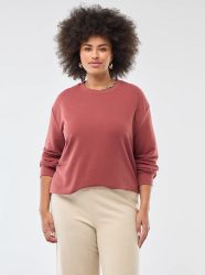 Дамска блуза с кръгло деколте