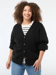 Жилетка с V-образно деколте с копчета