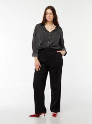 Панталон с висока талия и широки крачоли