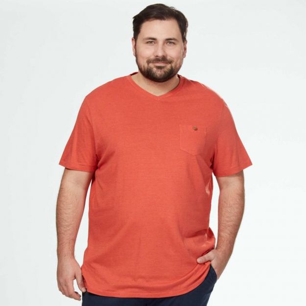 Голям размер мъжка тениска 100% памук