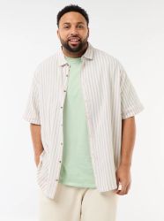 Мъжка  лененa риза голям размер