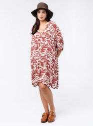 Къса рокля тип тениска