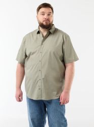 Голям размер мъжа риза с къс ръкав
