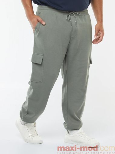 Голям размер мъжки поларен пантлаон