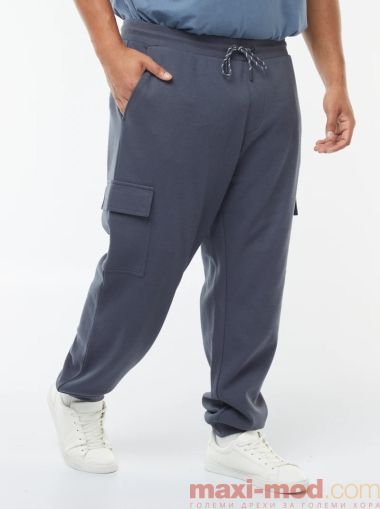 Голям размер мъжки поларен пантлаон