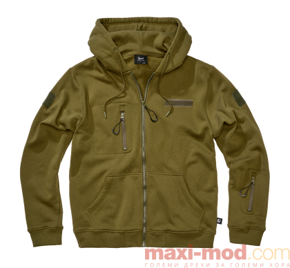 Голям размер мъжки тактически суичър