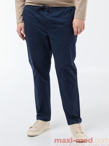 Елегантен мъжки панталон с ластик на колана