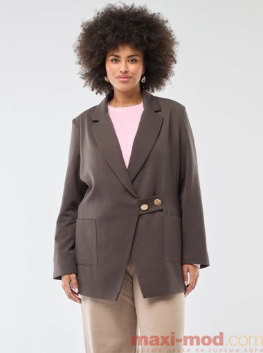 Голям размер дамскo сако  овърсайз 