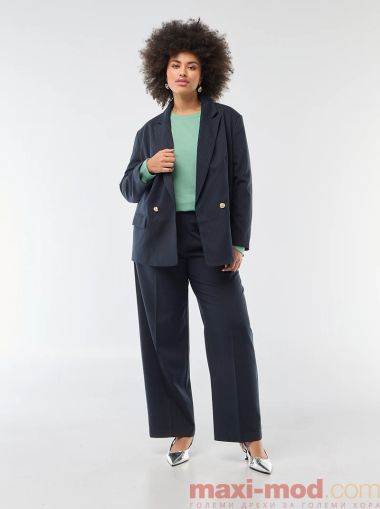 Панталон с висока талия и широки крачоли 