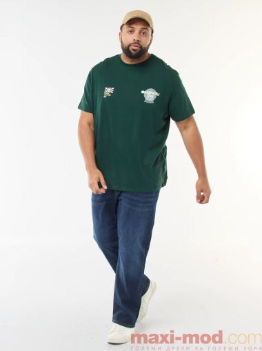 Голям размер мъжка тениска