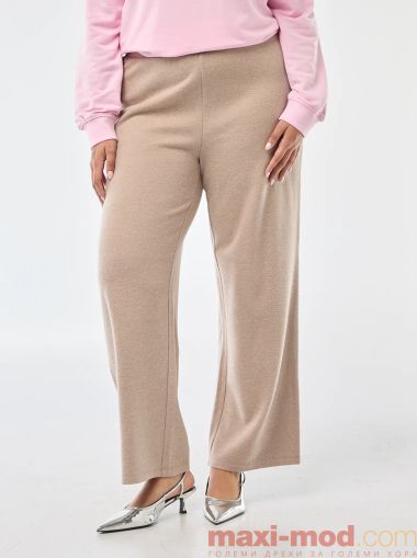 Дамски панталон с широки крачоли 