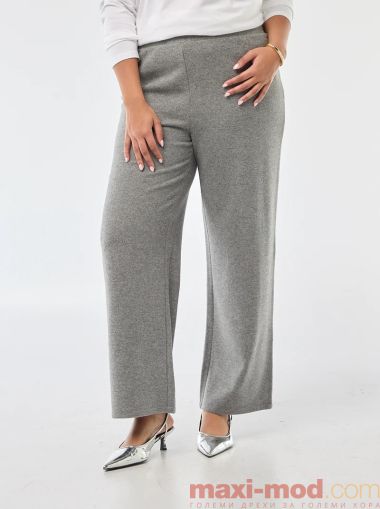 Дамски панталон с широки крачоли 