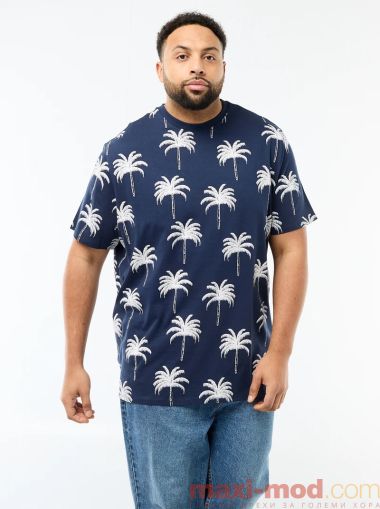 Голям размер мъжка тениска