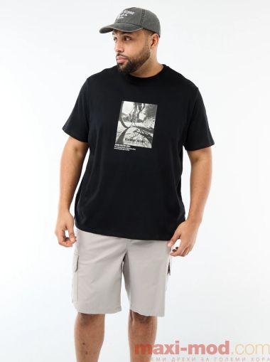 Голям размер мъжка тениска