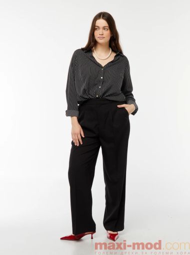 Панталон с висока талия и широки крачоли