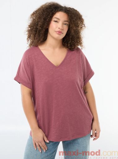 Дамска блуза с къс ръкав от керп