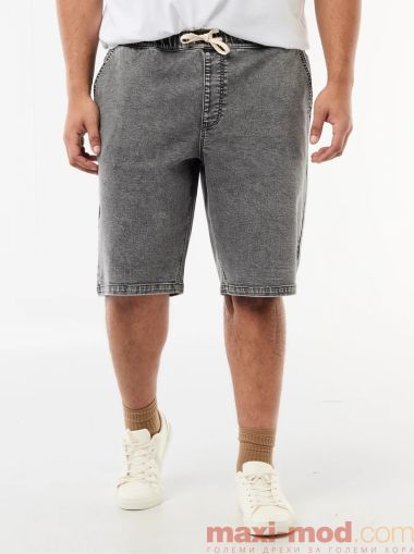 Мъжки дънкови бермуди макси размер