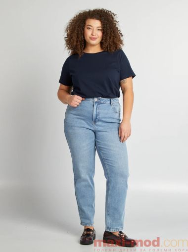 Голям размер дамска тениска 100% памук