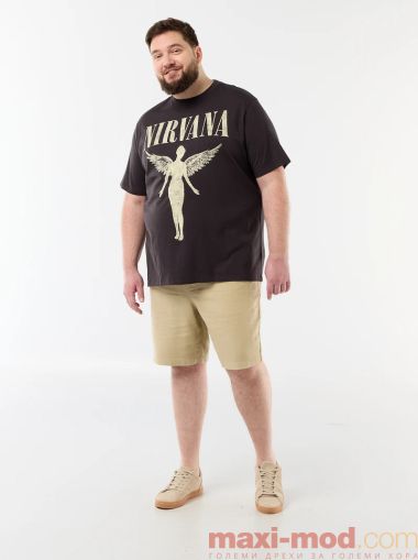 Голям размер мъжка тениска