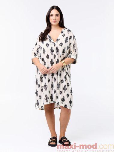 Къса рокля тип тениска