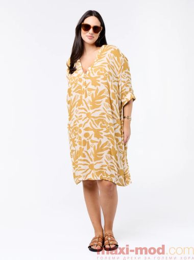 Къса рокля тип тениска