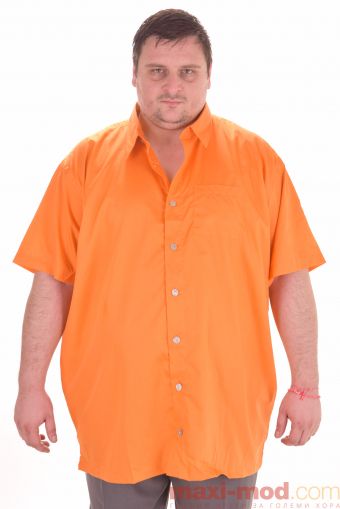 Мъжки ризи с къс ръкав големи размери