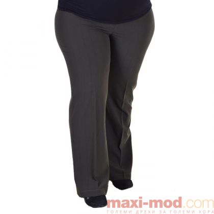 Макси размер елегантен дамски панталон