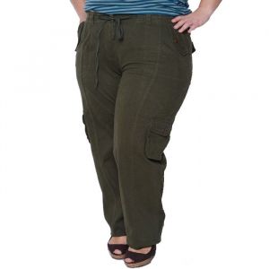 Дамски карго панталон макси размер