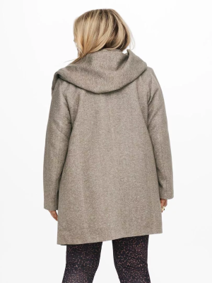 Голям размер дамско палто