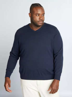 Голям размер мъжки пуловер