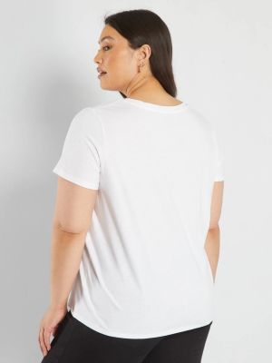 Голям размер дамска тениска 100% памук