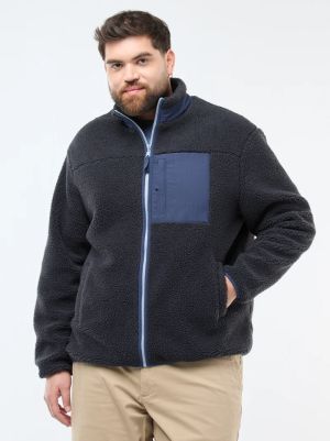 Голям размер мъжко шерпа яке