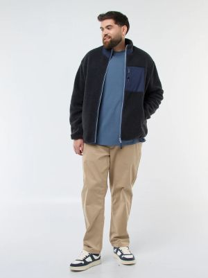 Голям размер мъжко шерпа яке