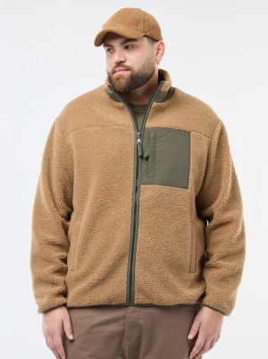 Голям размер мъжко шерпа яке