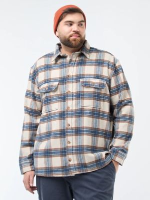 Връхна бархетна риза голям размер