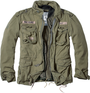 Голям размер мъжка парка с махаща се подплата 