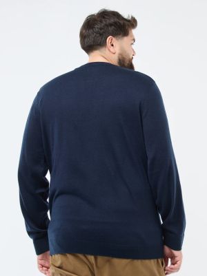 Мъжки коледен пуовер голям размер